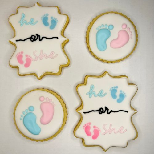 Gender Reveal Cookies